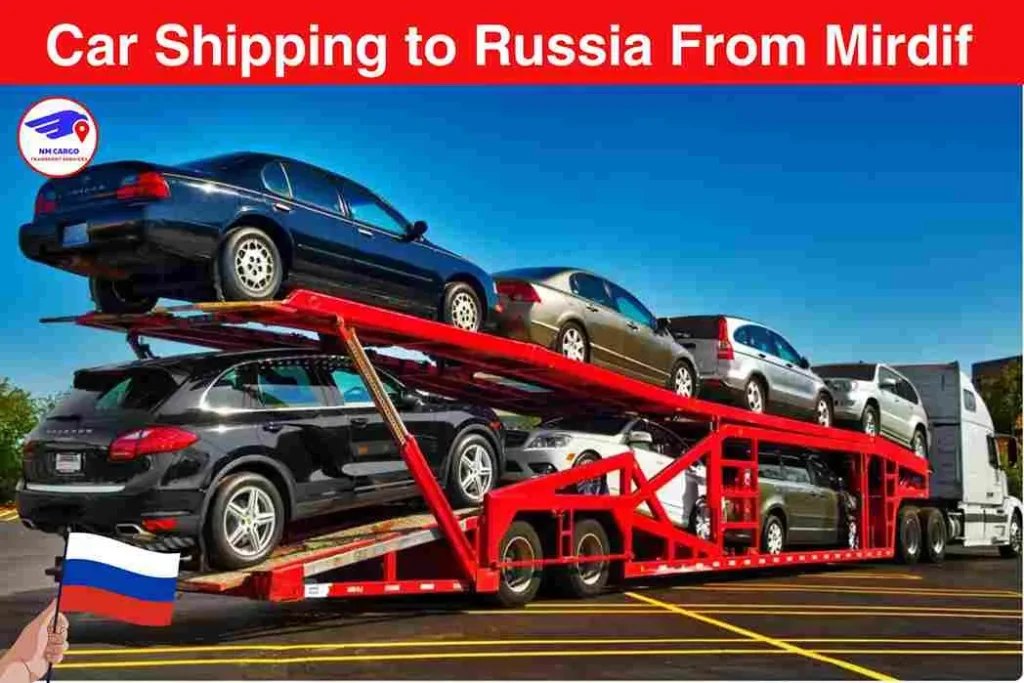 Car Shipping to Russia From Mirdif