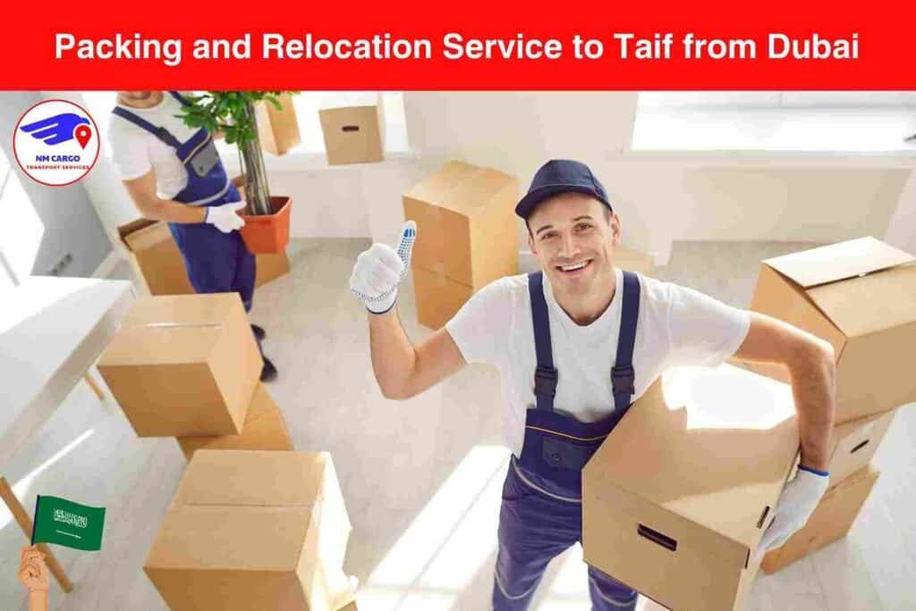 Packing and Relocation Service to Taif from Dubai​
