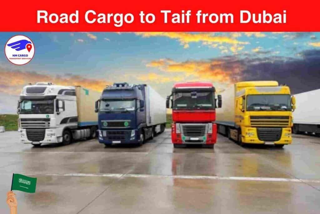 Road Cargo to Taif from Dubai​