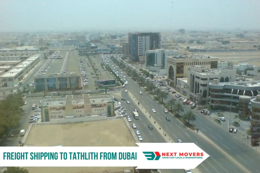 Freight Shipping to Tathlith from Dubai