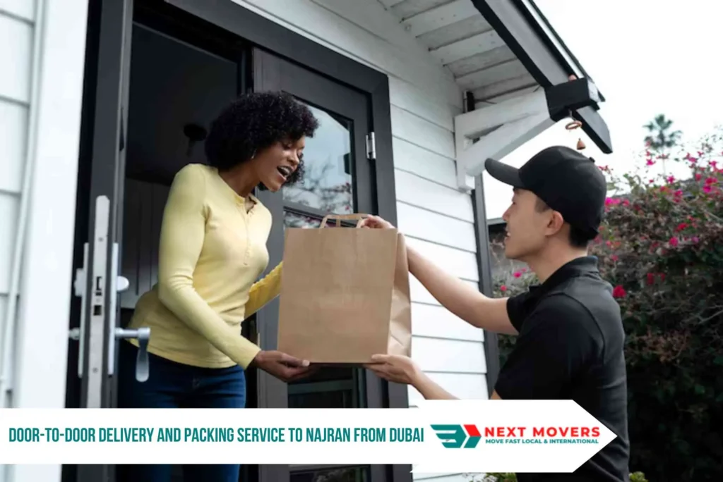 Door-to-Door Delivery and Packing Service to Najran from Dubai