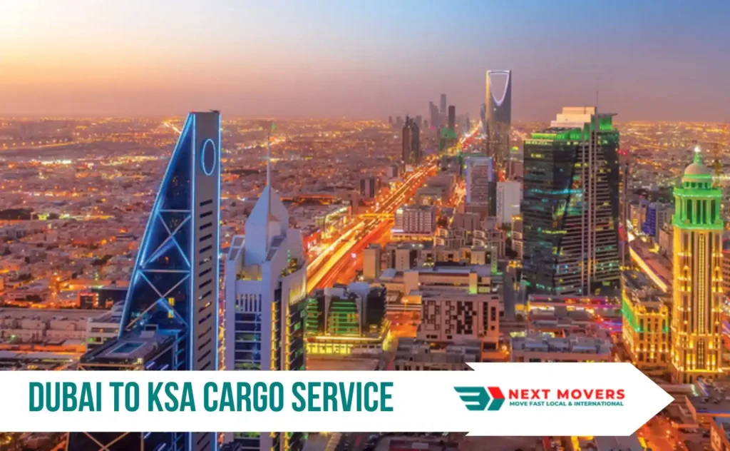 Dubai to KSA Cargo Service