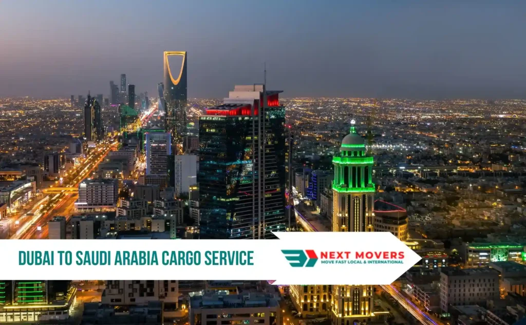 Dubai to Saudi Arabia Cargo Service