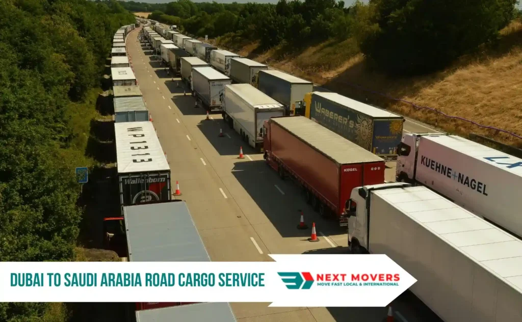 Dubai to Saudi Arabia Road Cargo Service