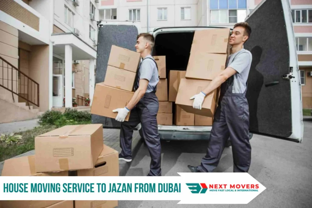House Moving Service to Jazan from Dubai