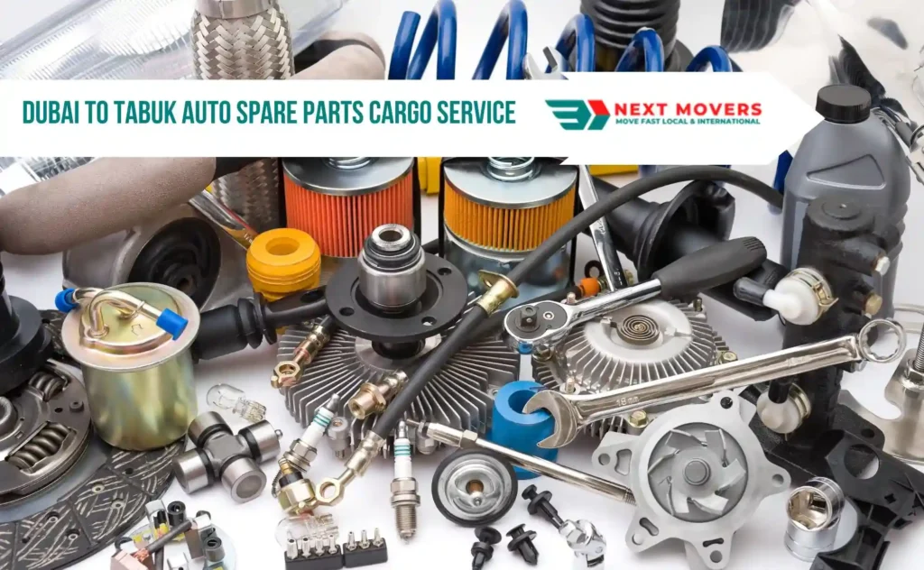 Dubai to Tabuk Auto Spare Parts Cargo Service
