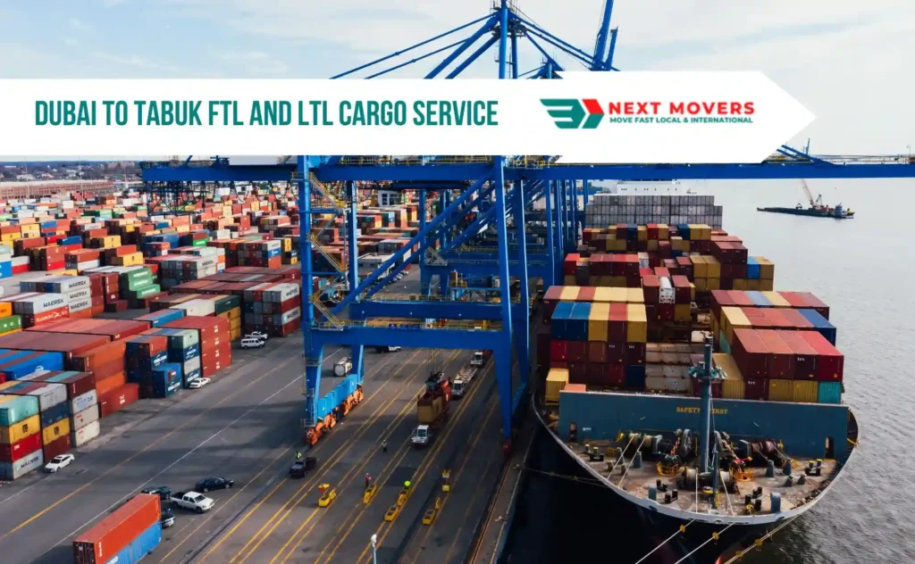 Dubai to Tabuk FTL and LTL Cargo Service
