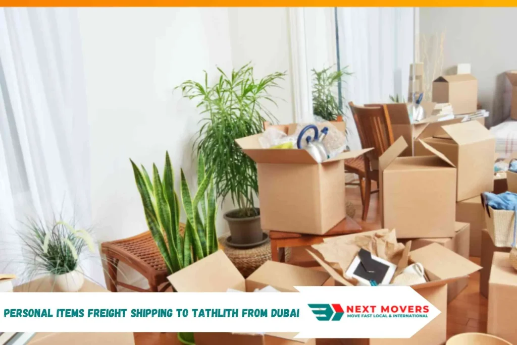 Personal items Freight Shipping to Tathlith From Dubai